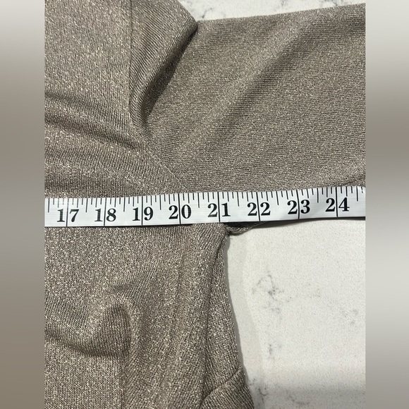 VTG Caroline Rose,Matte Crepe Crew Neck 3/4 Sleeve,High-Low Hem Top, EUC, Size M - Picture 5 of 12